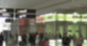 Car hire desks at Alicante Airport